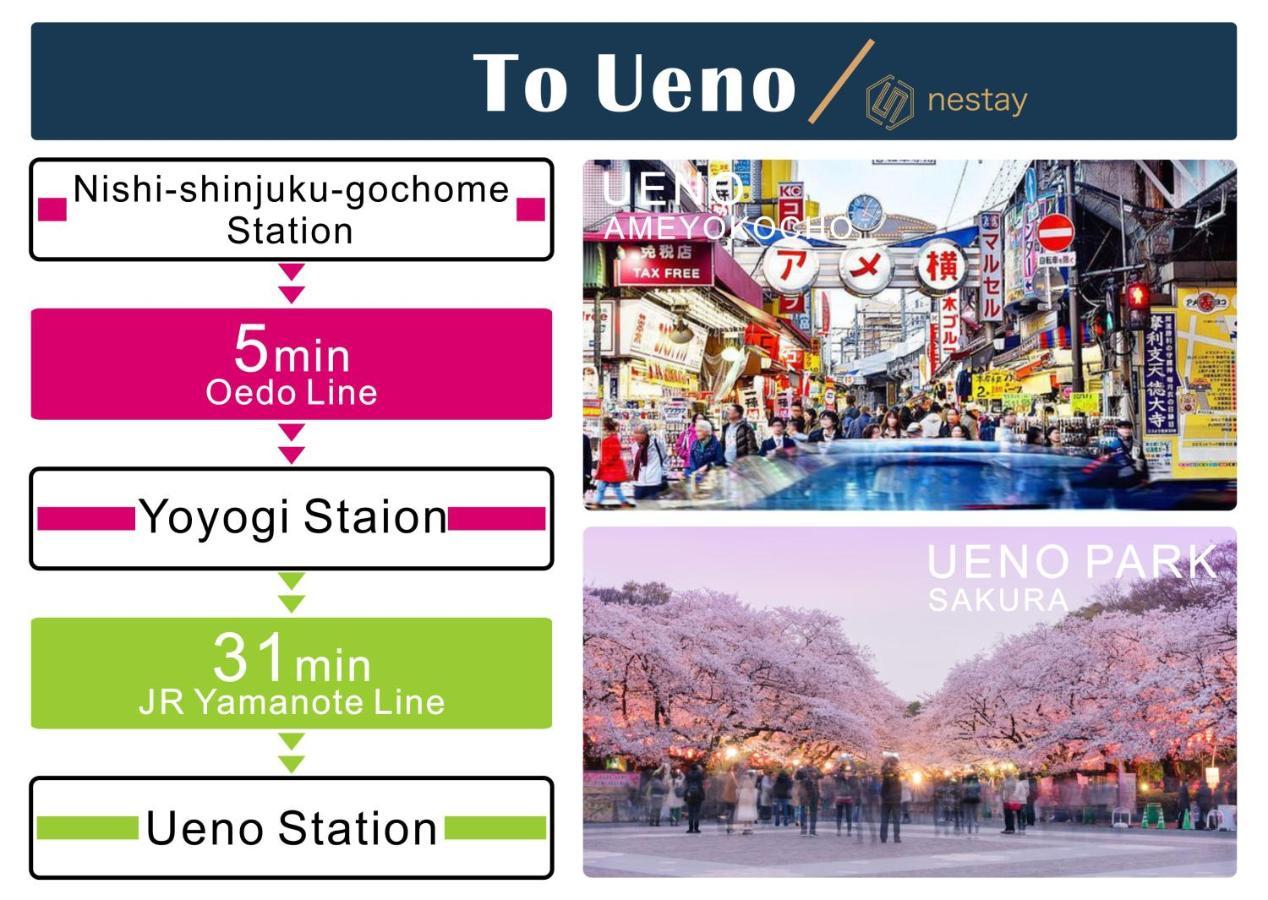 Nestay Villa Tokyo Shinjuku Kültér fotó
