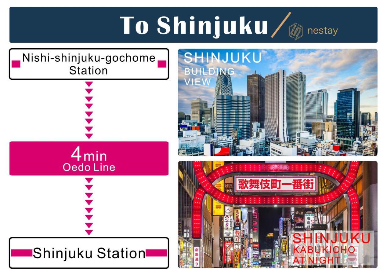 Nestay Villa Tokyo Shinjuku Kültér fotó