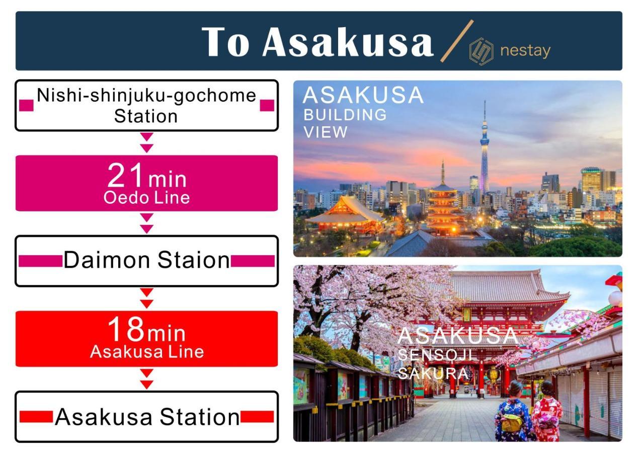 Nestay Villa Tokyo Shinjuku Kültér fotó